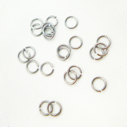 Black Rhodium 925 Sterling Silver Open Jump Ring Gauge